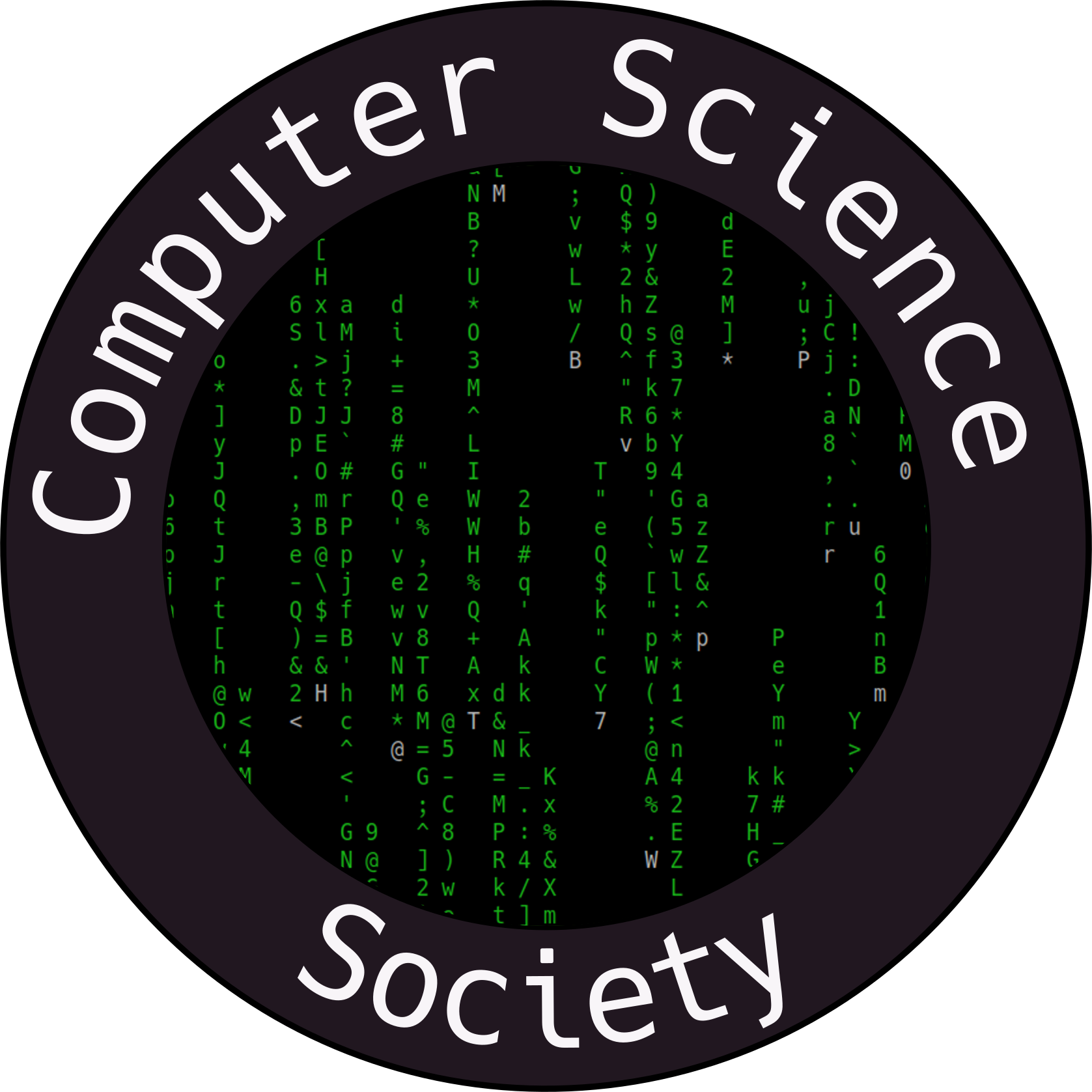 Logo that says Computer Science Society